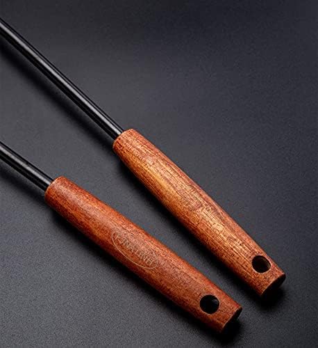 FJNATINH 304 Stainless Steel Kitchen Utensil Sets - 6 PCS Wok Spatula Sets Cooking Utensil Tools Spatula, Soup Ladle, Skimmer Spoon, Slotted Spatula Tunner, Spaghetti Spoon, Large Spoon