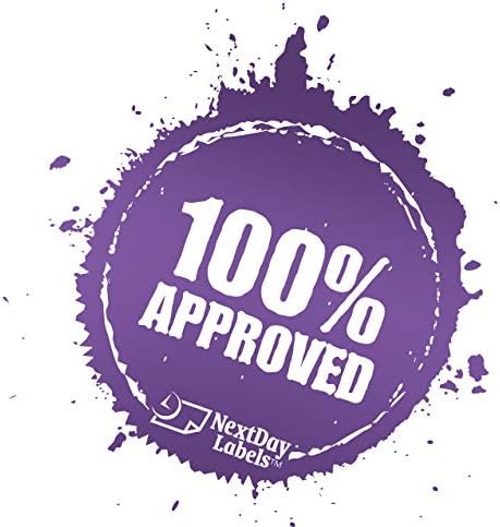 NextDayLabels 500 Rectangle Stickers (3" x 5") - Color Coding Labels Roll - Moving Labels for Boxes, Colored Inventory Stickers for Packing, Organizing, and Storage (Fluorescent Red)