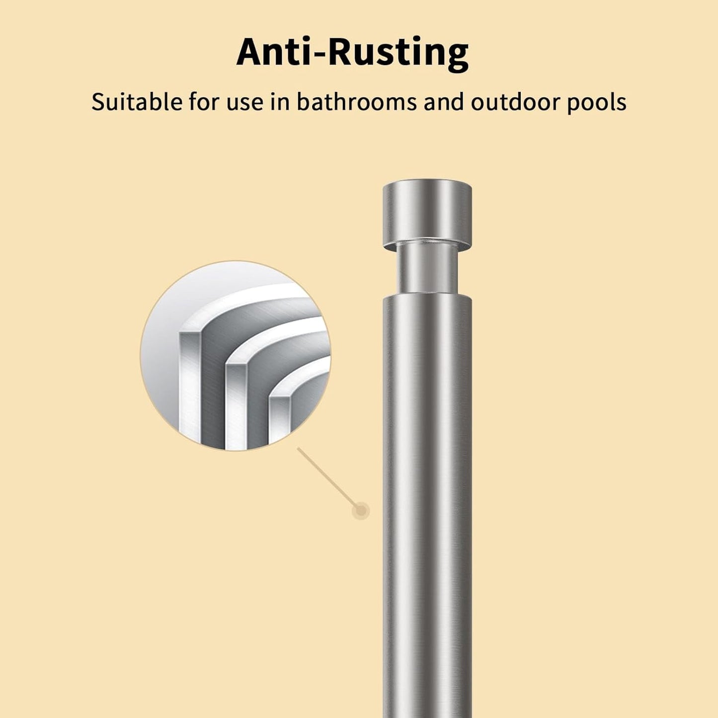 Paper Towel Holder Countertop, Black Paper Towel Holder with Weighted Base Non Slip, Standing Paper Towel Roll Holder for Kitchen Bathroom, Easy One-Handed Operation, Stainles Steel (Brushed Nickel)