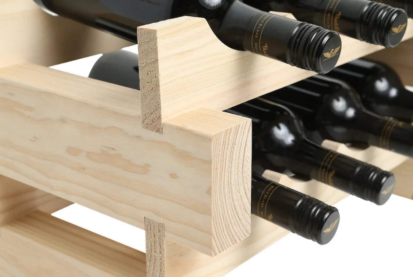 120 Bottle Wine Rack Dark Stain