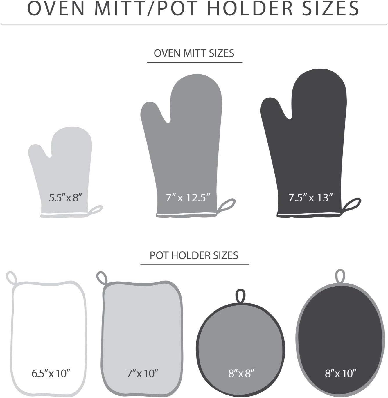 KitchenAid Asteroid Oven Mitt Set, 7"x12.5", Grey, 2 Piece