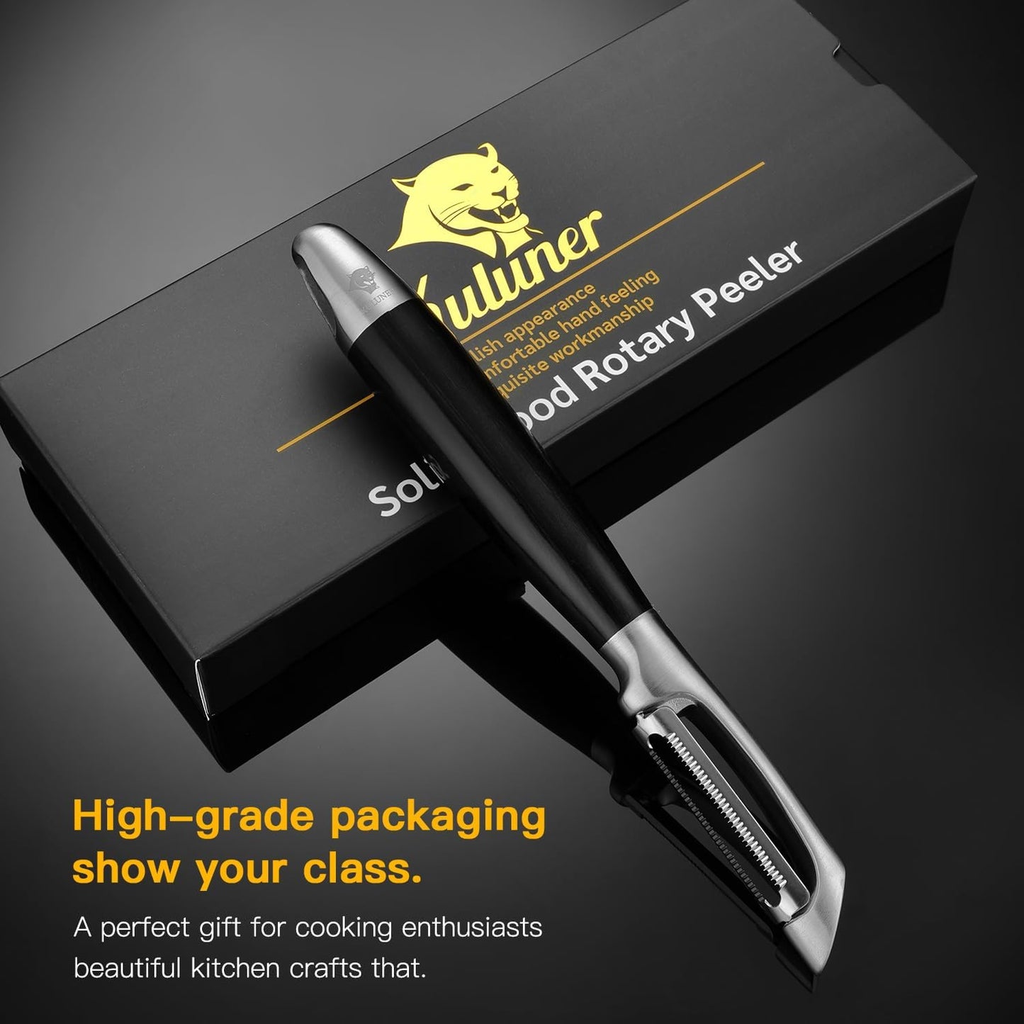 304 Stainless Steel Multi-Function Kitchen Peeler - With Solid Wood Handle, Sharp Durable Blade, Effortlessly Peels Vegetables and Fruits, Essential Kitchen Tool( Type I)