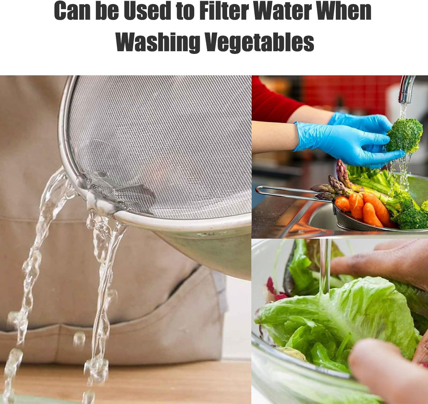 Homestia Kitchen Splatter Screen for Cooking - 10'' 11.5'' 13'' Stainless Steel Grease Splatter Guard for Frying Pan, Ultra Fine Mesh Lids with Fold Flat Knob Set for Prevent Oil Splatter (3 Pack)