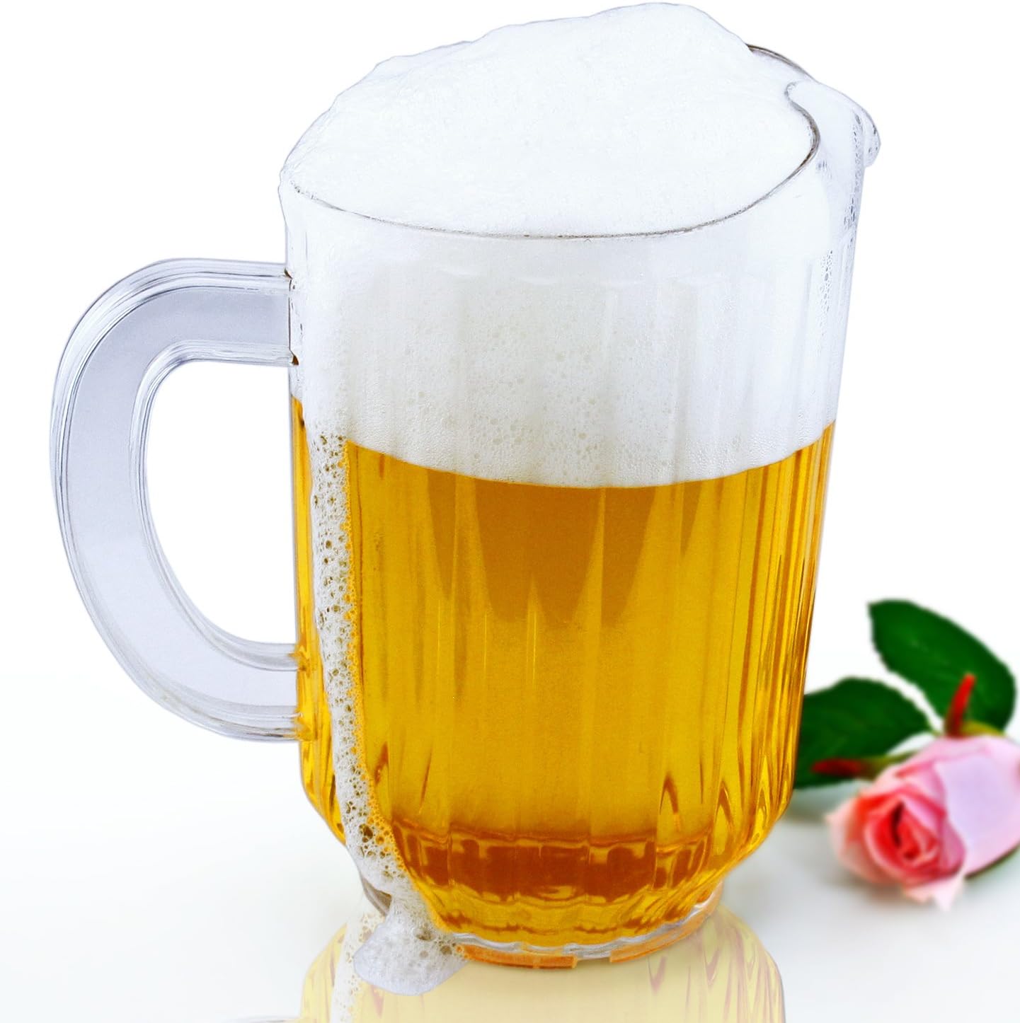 New Star Foodservice Resturant-Grade Polycarbonate Plastic Water Pitcher (Water Pitcher (Clear), 60 oz (Set of 12))