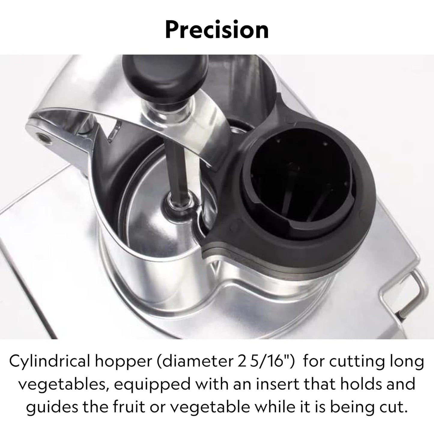 Robot Coupe CL50GOURMET NODISC Single-Speed Cutter Mixer Continuous Feed Commercial Food Processor with Side Discharge, 120v (Discs NOT Included)