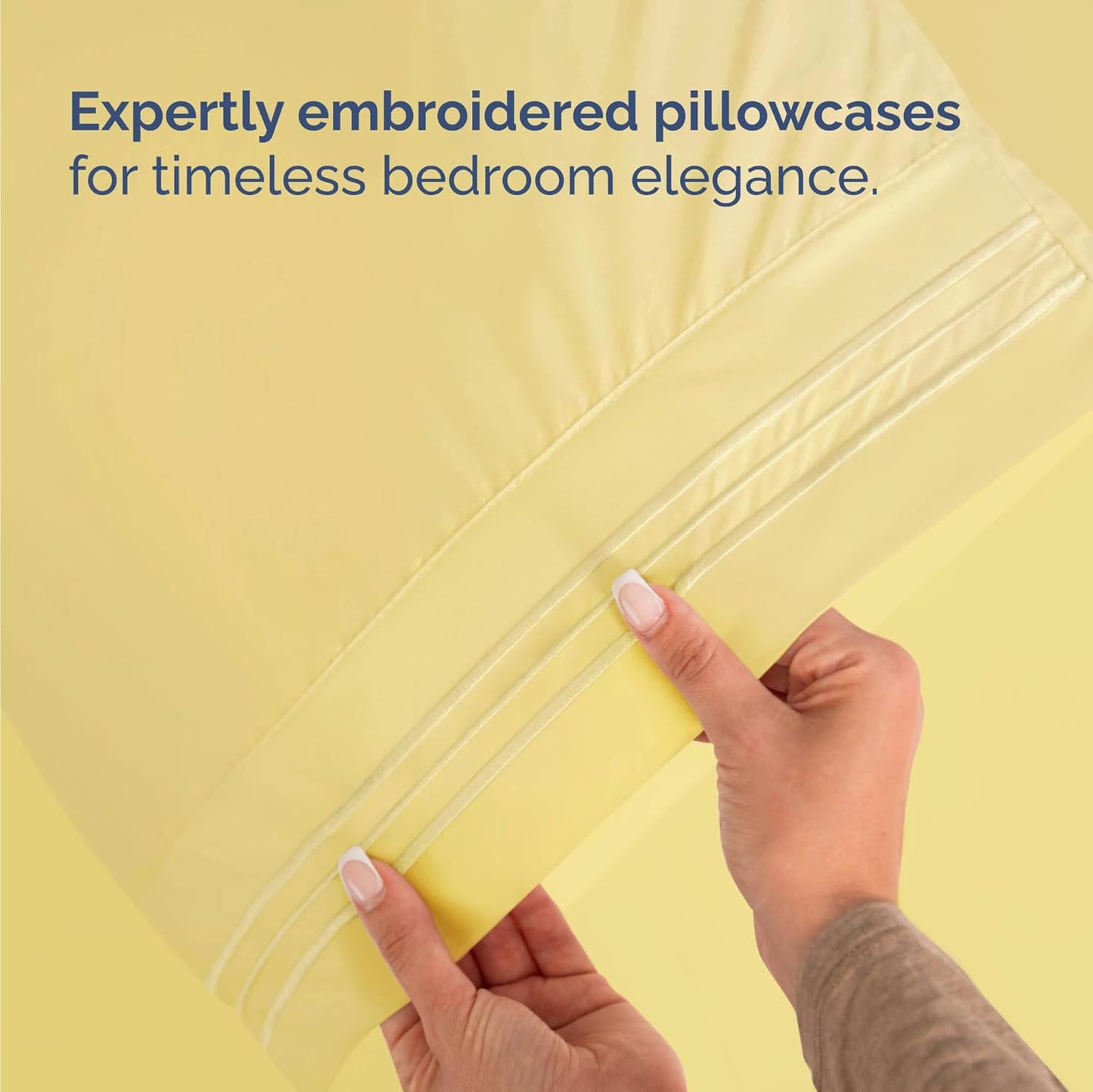 Twin Size 3 Piece Sheet Set - Comfy Breathable & Cooling Bed Sheets Set - Hotel Luxury Bedding for Women, Men, Kids, Teens, Boys & Girls - Deep Pockets, Ultra-Soft, Wrinkle Free - Oeko-Tex - Yellow