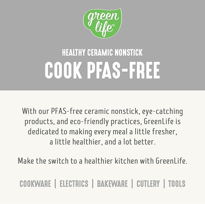 GreenLife 6 Piece Stainless Steel Cookware Set, Induction Kitchen Cooking Pots & Pans, Locking Lids, Built in Strainer, Drip-Free Pour Spouts, Silicone Handles, Saucepan, Stock Pot, Dishwasher Safe