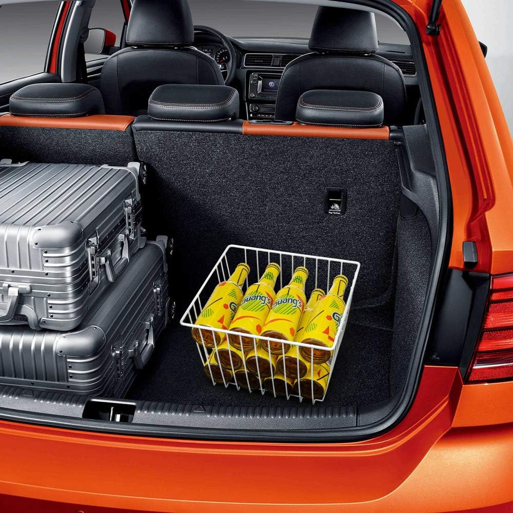 SANNO 11“ Freezer Baskets Storage Organizers, Farmhouse Organizer Bins for Cabinets, Pantry, Closets, Bedrooms