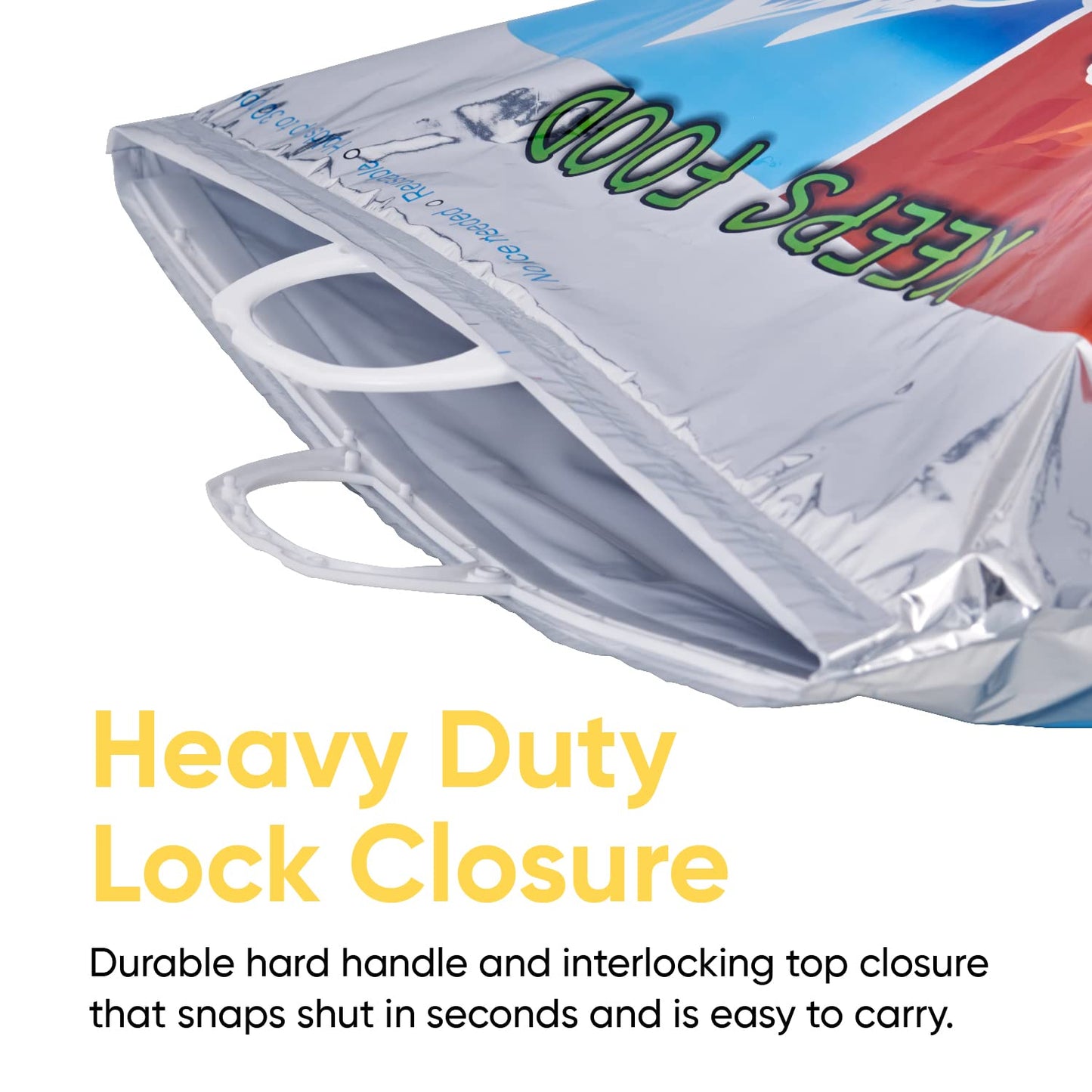 Superio Hot and Cold Insulated Bags for Food Delivery, Grocery Shopping Bags, Food Storage for Hot and Frozen Food for Travel, Disposable Cooler Bag, Reinforced Thermal Lunch Bag (2, 16"x19.25")