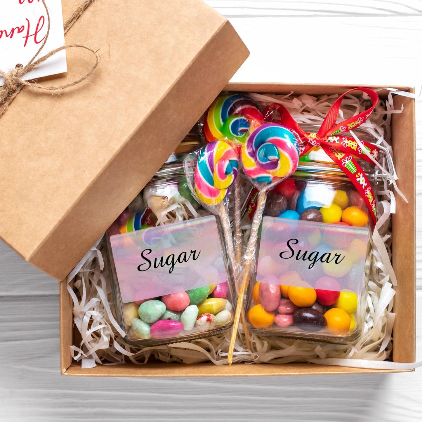 3x2 Inch Transparent Thermal Labels Stickers, Holographic Transparent Pink Direct Thermal Labels, Self-Adhesive Clear Waterproof Stickers for Logo Design- 200 Sheets