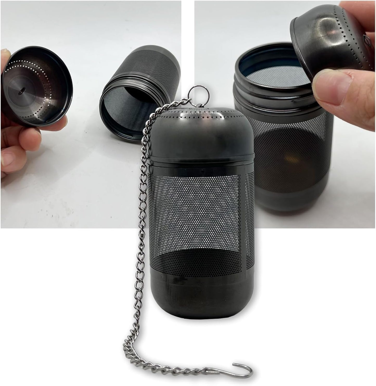 316 Stainless Steel Ion-Plated Fruit Infuser Insert &Tea Infuser for Loose Leaf,Compatible with Stanley,Hydro Flask,Iron Flask, Takeya,ThermoFlask,Reusable Filter for Herbs, Lemon, Cucumber