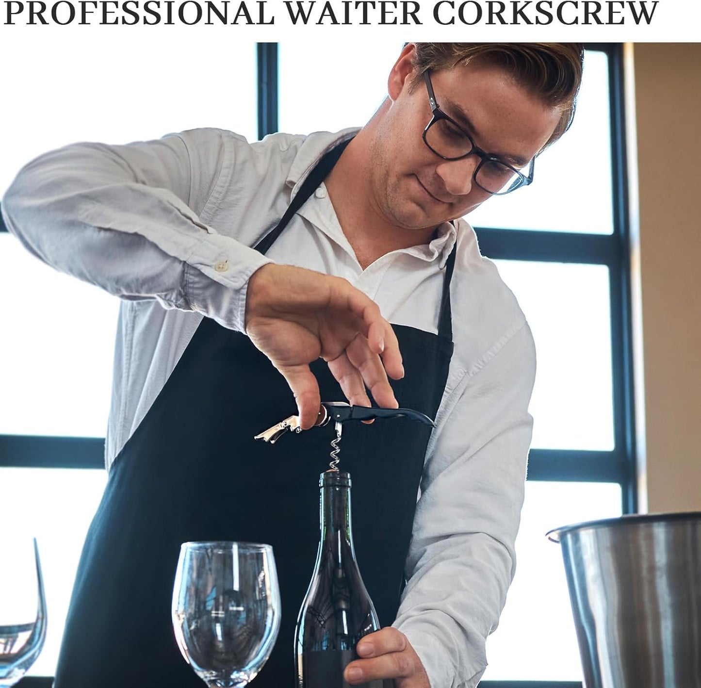 HYZ Wine Opener Bulk 20Pack for Bartender, Professional Waiter Corkscrew Wine Key for Servers,Wine Bottle Opener Double Hinged, Wine Accessories Set for Party Favor, Multi Color