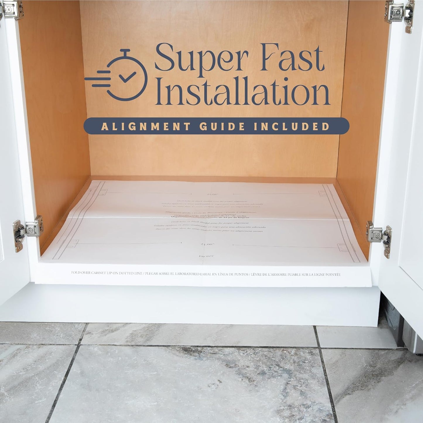 HOLDN’ STORAGE Pull Out Cabinet Organizer, Heavy Duty Caddy w/Lifetime Limited Warranty -30”W x 21”D - Requires At Least 31-1/4” Cabinet Opening, Steel Metal Cabinet Drawers Slide Out, Chrome