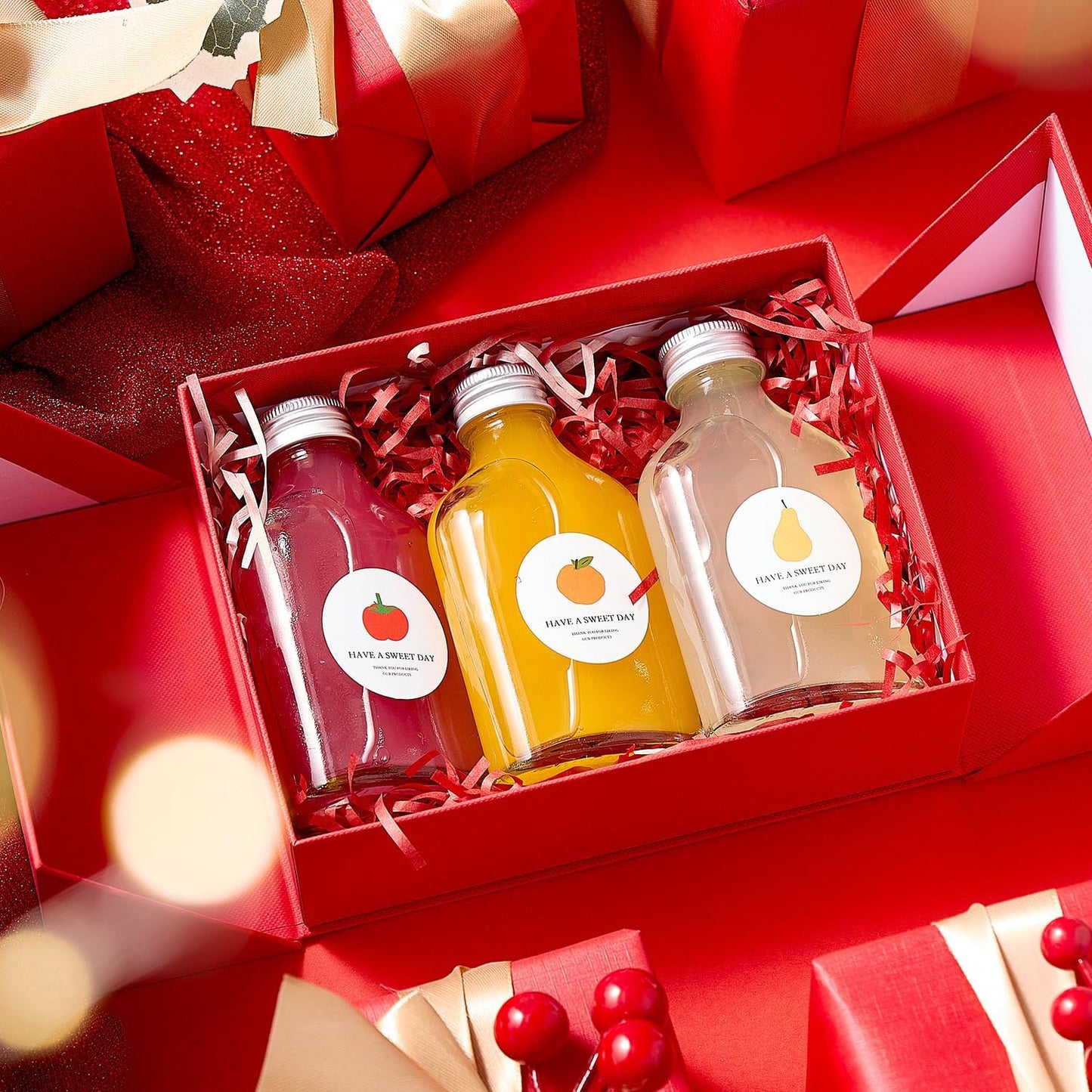 Danmu Flask 6 oz,Mini Liquor Bottles,Glass Flask for Liquor,Small Bottles for Liquids,Small Glass Bottles for Homemade Juice,Sauces,Extracts,Oil,Cider,Syrups16 Pack