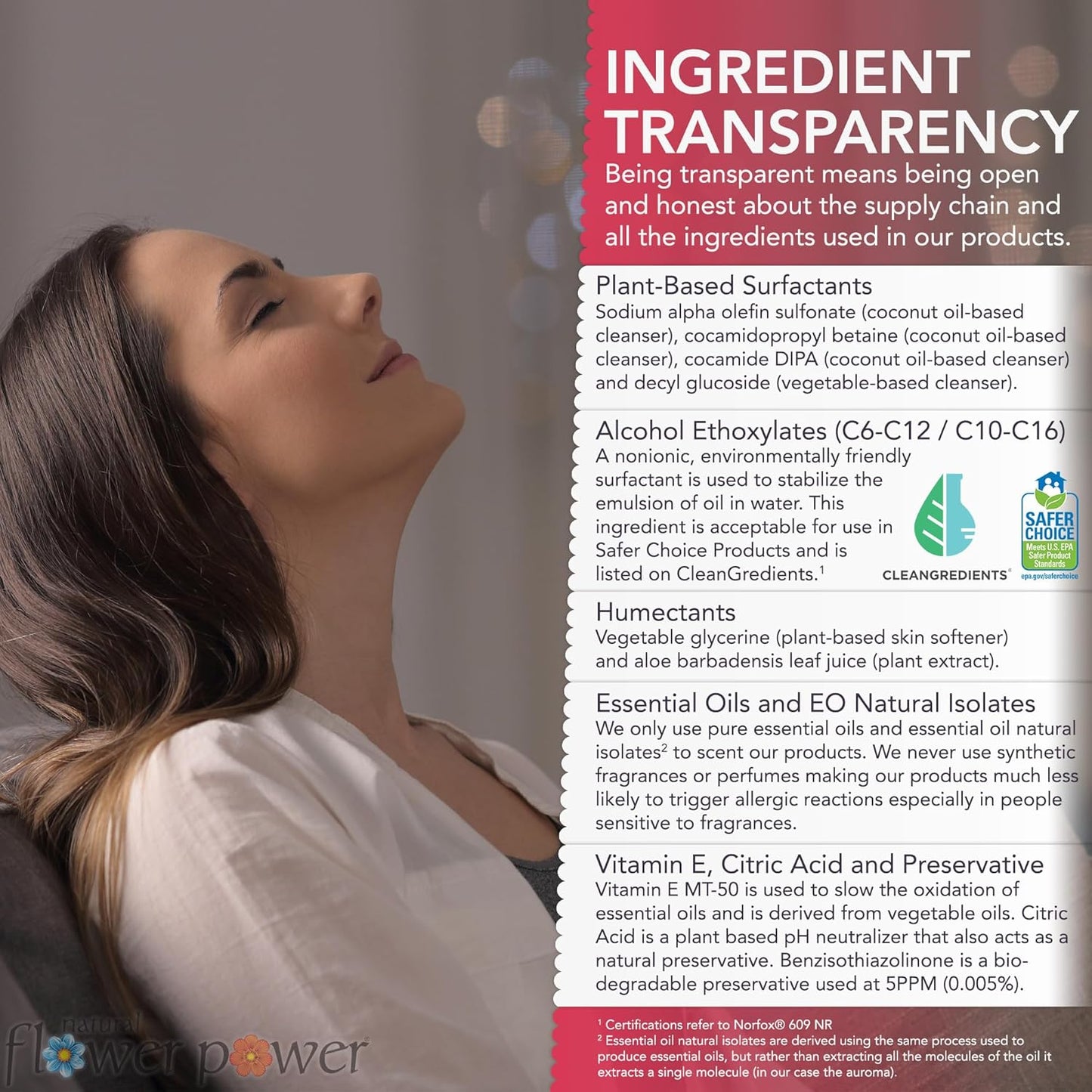 Plant-Derived Dish Soap - Sulfate-Free, Bio-Based, pH-Balanced, Vegan Cleaning Supplies - Peppermint & Lemon - 3 x 16 oz