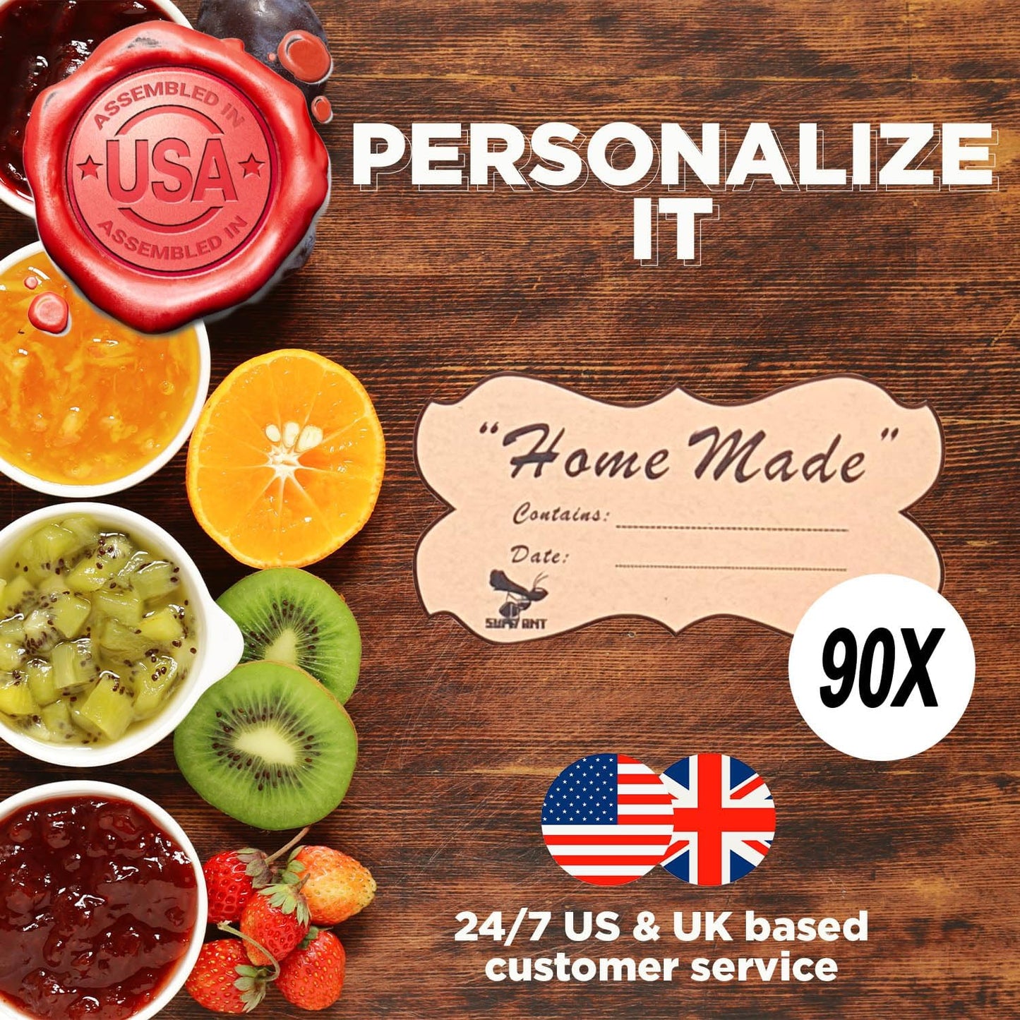 Supa Ant Black Canning Supplies Starter Kit-10 pc Canner Accessories with Canning Rack for Jars, XL Ladle, Wide Mouth Jar Funnel, Jar Lifter & Wrench, Bubble Popper/Measurer, Lid Lifter,Kitchen Tongs