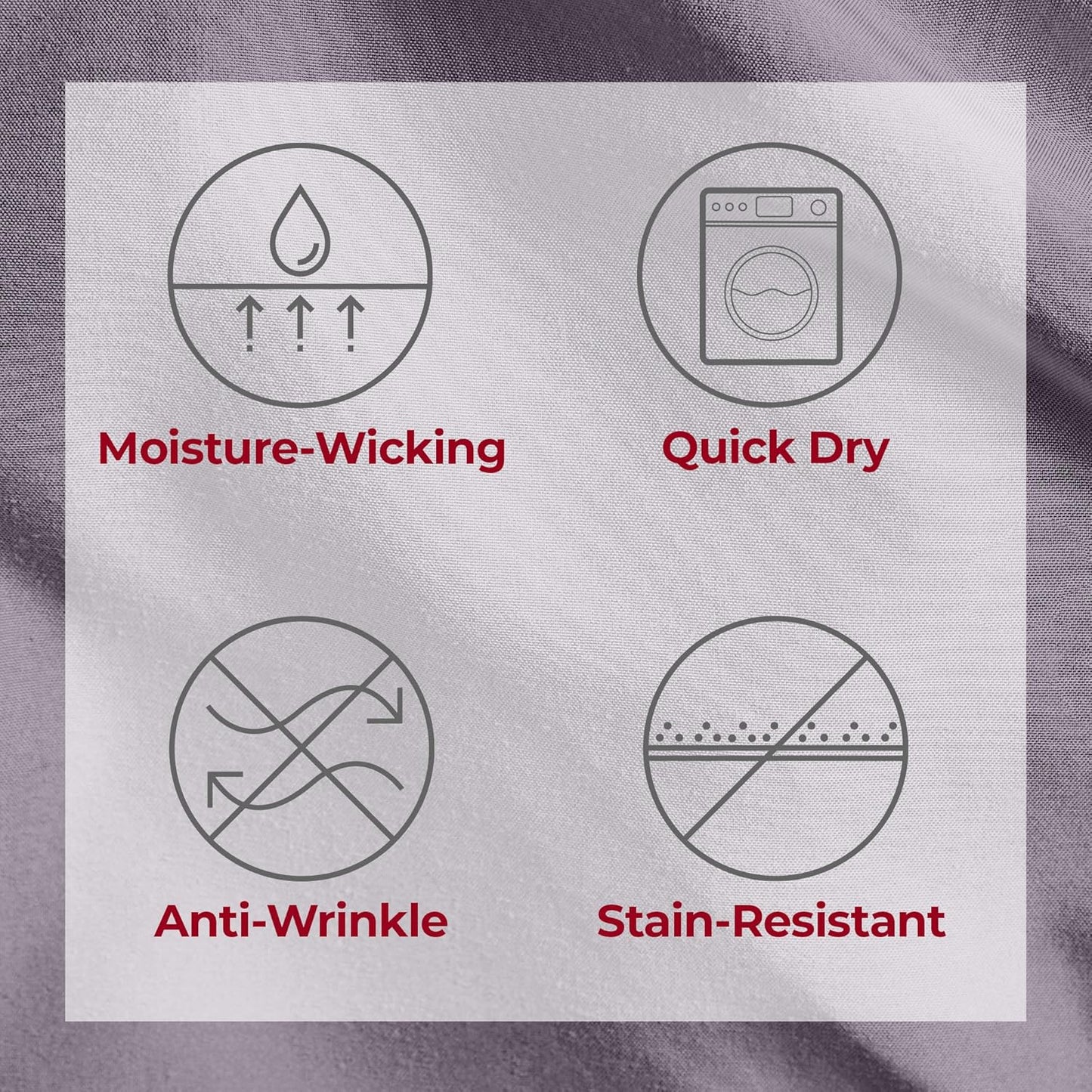 Mellanni Twin Sheets Set - 3 PC Iconic Collection Bedding - Hotel Luxury, Extra Soft, Cooling Bed Sheets - Wrinkle, Fade, Stain Resistant (Twin, Hazy Lilac)