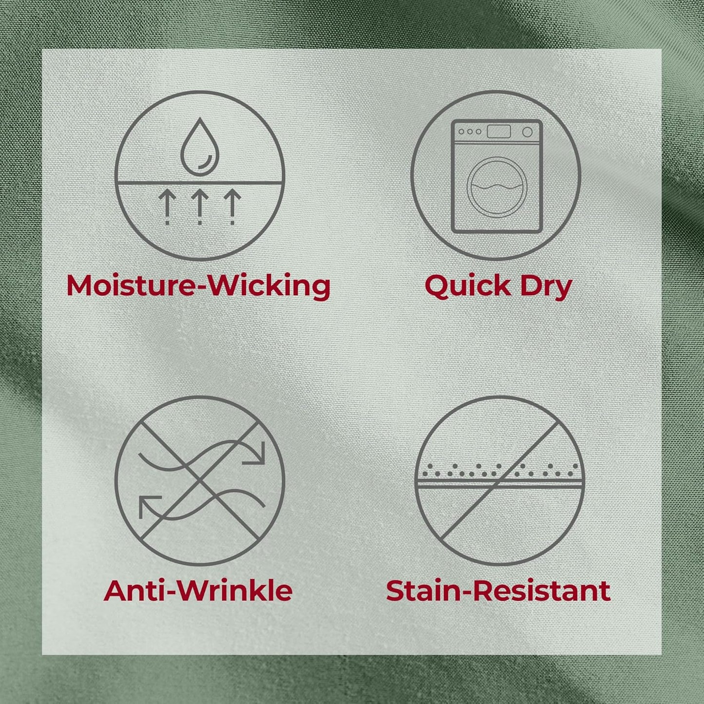 Mellanni Split King Sheets Set - 5 PC Iconic Collection Bedding - Hotel Luxury, Extra Soft, Cooling Bed Sheets - Wrinkle, Fade, Stain Resistant (Split King, Sage)