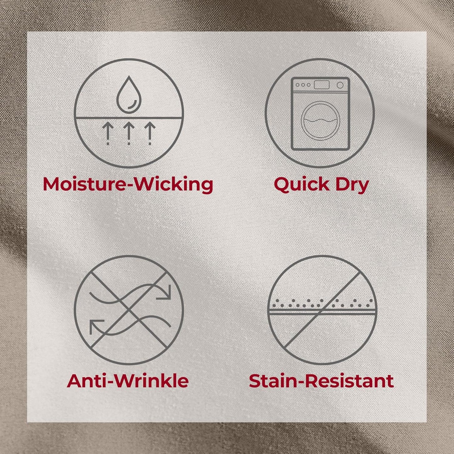 Mellanni Twin Sheets Set - 3 PC Iconic Collection Bedding - Hotel Luxury, Extra Soft, Cooling Bed Sheets - Wrinkle, Fade, Stain Resistant (Twin, Tan)