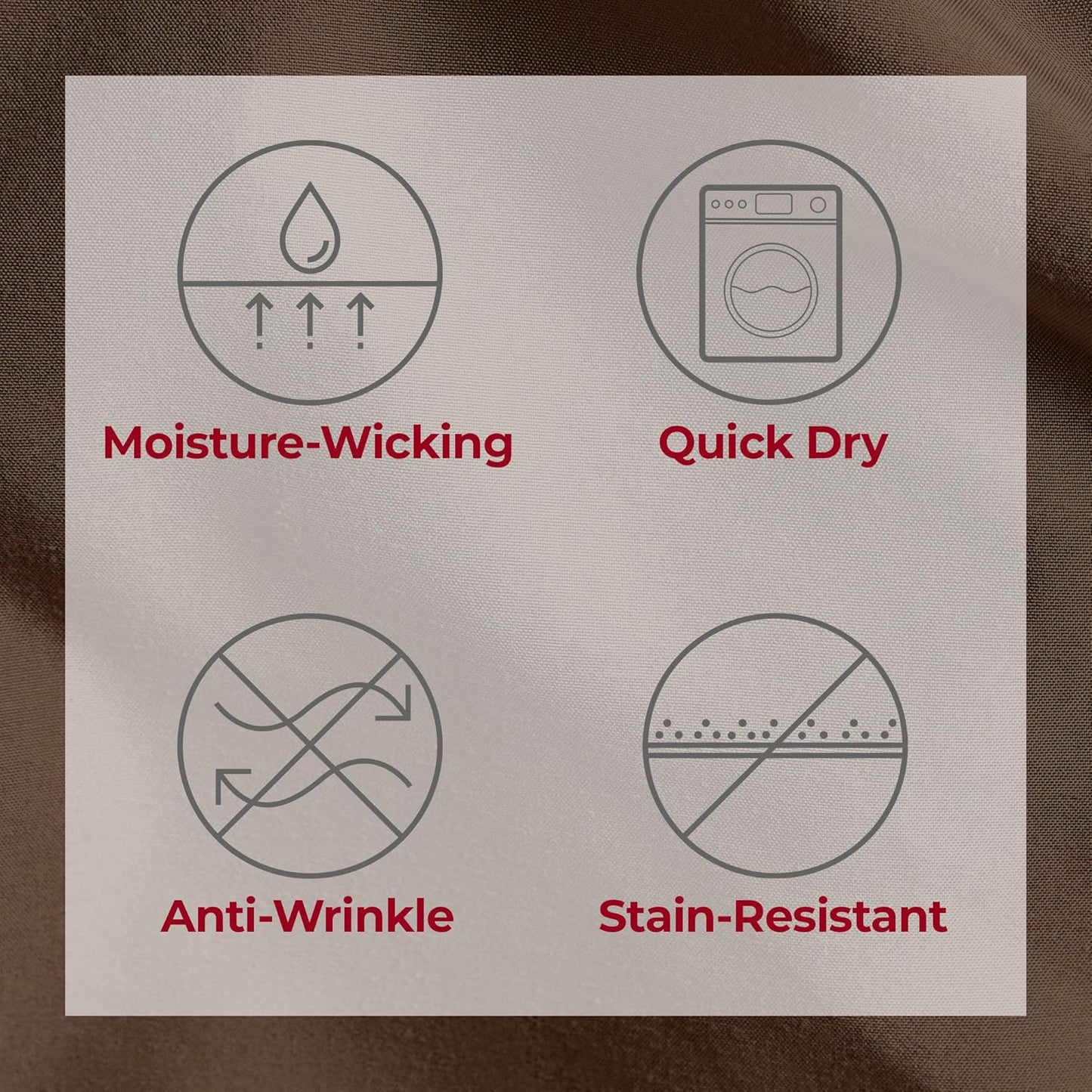 Mellanni Twin XL Sheets Set - 3 PC Iconic Collection Bedding - Hotel Luxury, Extra Soft, Cooling Bed Sheets - Wrinkle, Fade, Stain Resistant (Twin Extra Long, Brown)