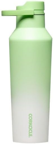 Corkcicle Sport Canteen - Keeps Drinks Cold 25 Hours - Stainless Steel Water Bottle - Triple-Insulated - Spill-Proof - Summer Drinkware Gift - Keeps Drinks Ice Cold - 20 oz - Honeydew