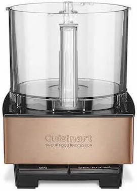 Cuisinart Food Processor 14-Cup Vegetable Chopper for Mincing, Dicing, Shredding, Puree & Kneading Dough, Copper, DFP-14CPY