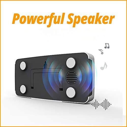 i-Scream LED Big Timer - Countdown Clock with Large 7.3" Display, 3 Brightness Settings, 4 Alarms and 3 Volume Levels, Battery-Powered Magnetic Timer for Home, Cooking, Studying, Fitness, Classroom