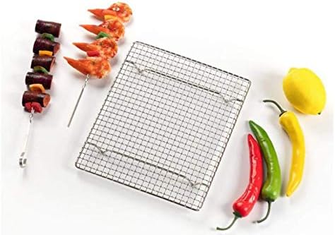 100% Stainless Steel Wire Cooling Rack Heavy Duty Roasting Rack for Baking Cooking Roasting Grilling