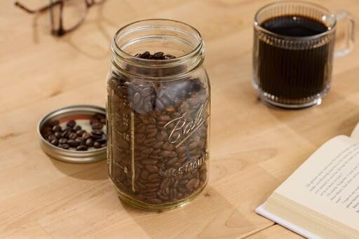 Ball Wide Mouth Glass Mason Jars with Lids and Bands, Used for Canning, Pickling, Juice, Jam, Jelly, Quart Size 32 Ounce (Pack of 24)