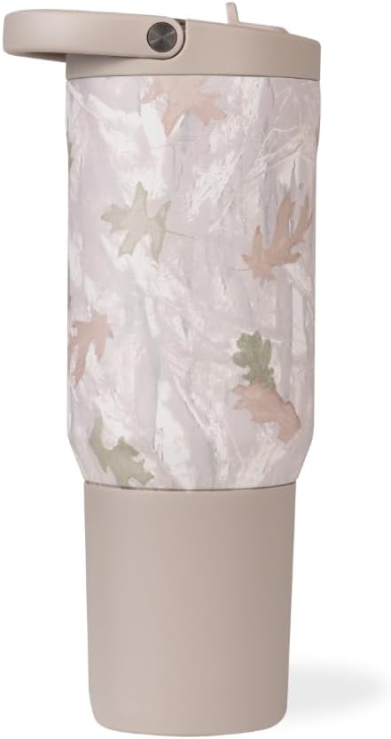 HydroJug Sport - Stainless Steel Tumbler with Straw, Vacuum Insulated, 20oz Leakproof Water Bottle, Ergonomic Design, Reusable, Dishwasher Safe, Rubber Base, Durable for Gym or Outdoors, Camo