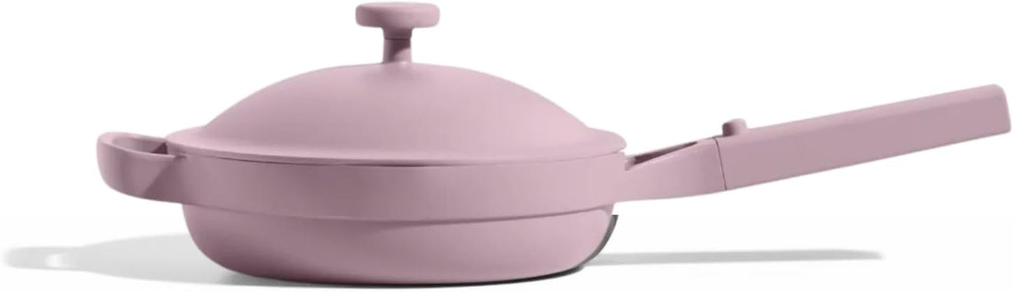 Our Place Mini Always Pan 2.0-8.5” (1.2 Qt) Nonstick, Toxin-Free Ceramic Cookware | Patented 10-in-1 Aluminum Frying & Sauté Pan | Safe for Oven, Induction & All Cooktops up to 450°F | Lavender