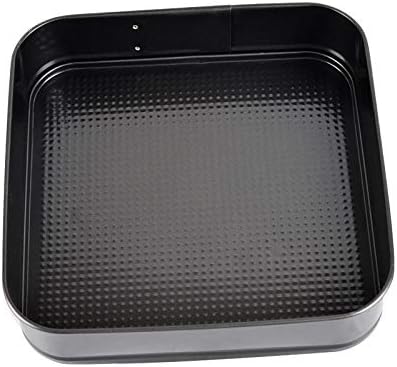 Falytemow Nonstick Springform Pan with Removable Bottom 3 Pieces Cake Molds of Heart Round Square Leakproof Cheesecakes Pan Bakeware Set