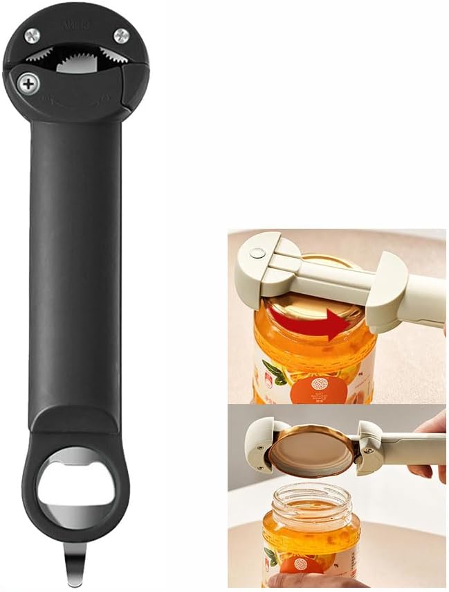 Bottle Opener Jar Opener for Weak Hands, Arthritic Hands, Seniors,Low Strength and Children with Beer Opener