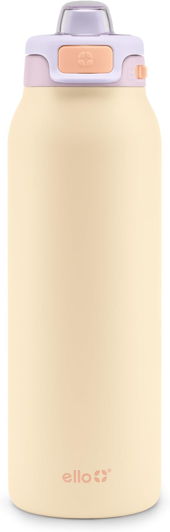 Ello Pop & Fill Stainless Steel Water Bottle with Quick Fill Technology, Double Walled Vacuum Insulated Metal, Leak Proof Locking Lid, Sip & Chug, BPA Free, Holiday Gift for Him Her, 22oz, 32oz, 40oz