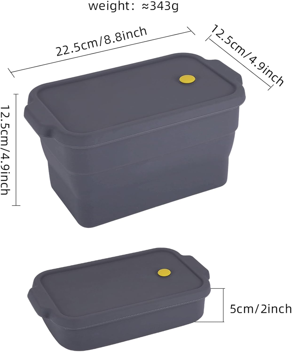 Silicone Bread Pan with Lid, Nonstick & Heat Resistant Foldable Bread Pan, Bread Mold for Baking, Bread Baking Pan, Bread Pans for Homemade Bread, Pullman Loaf Pan for Baking Bread