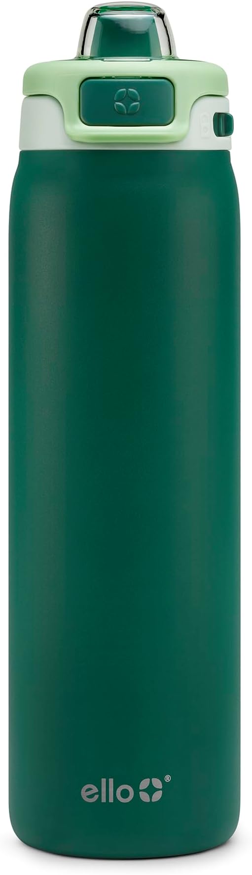 Ello Pop & Fill Stainless Steel Water Bottle with Quick Fill Technology, Double Walled Vacuum Insulated Metal, Leak Proof Locking Lid, Sip & Chug, BPA Free, Holiday Gift for Him Her, 22oz, 32oz, 40oz