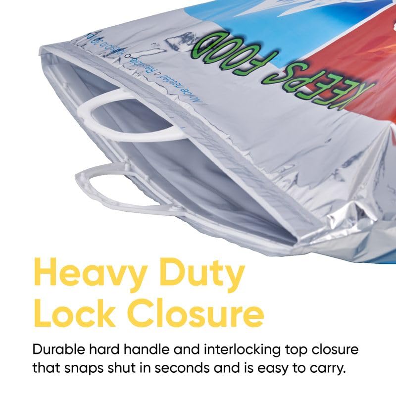 Superio Hot and Cold Insulated Bags for Food Delivery, Grocery Shopping Bags, Food Storage for Hot and Frozen Food for Travel, Disposable Cooler Bag, Reinforced Thermal Lunch Bag (10, 20" x 19")