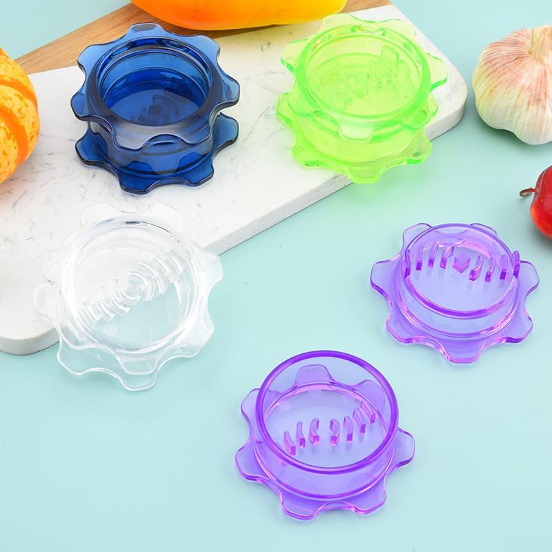 2025 New Garlic Twister,Garlic Press,Garlic Peeler,Ginger Grater,Mini Garlic Mincer (4Pcs)