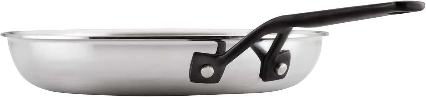 KitchenAid Polished Stainless Steel Frying Pan/Skillet, 10-Inch