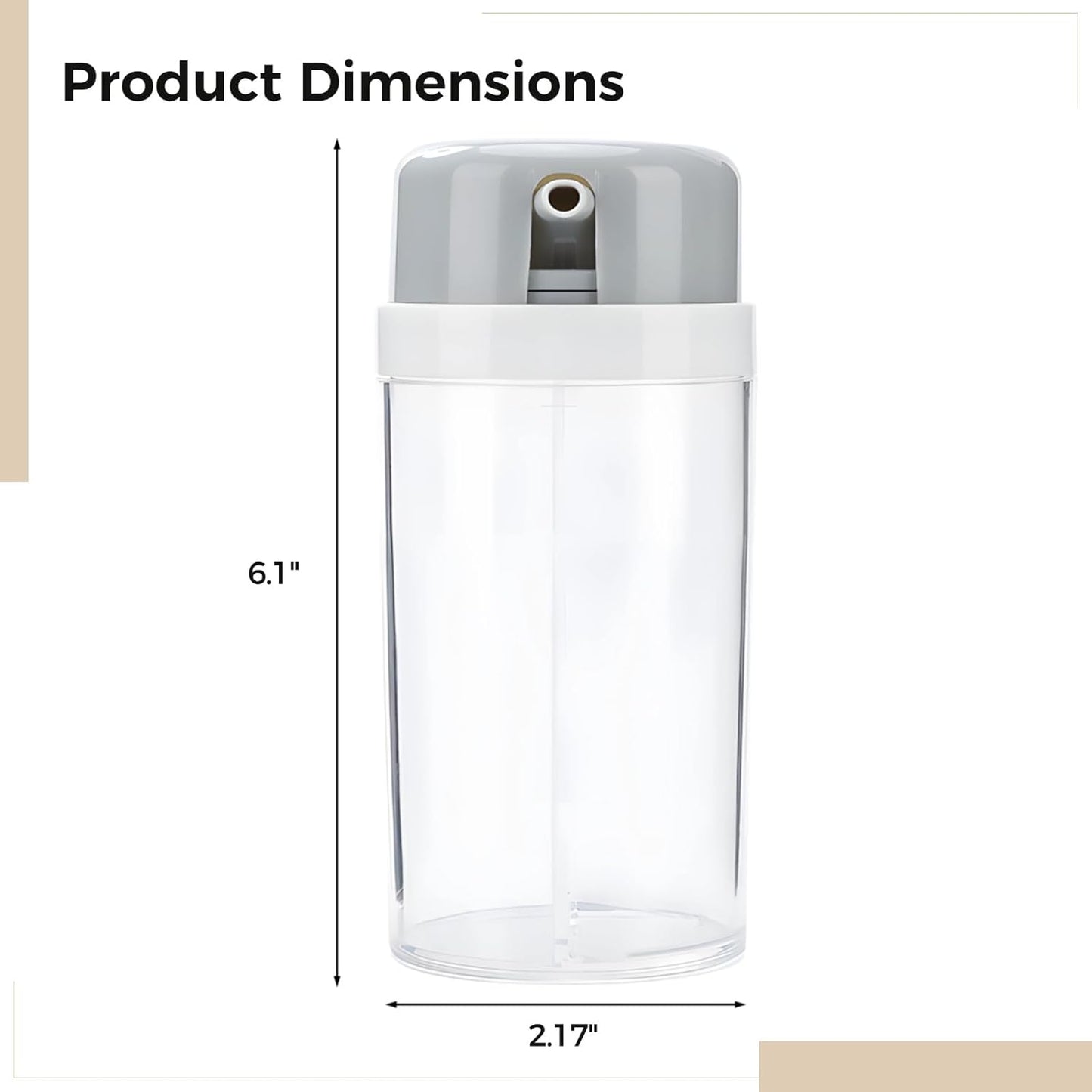 2 Pcs 2-in-1 Plastic Spice Containers, Leak-Proof Seasoning Dispensers for Oil, Soy Sauce, Vinegar, with Adjustable Pour Spouts, Transparent, Space-Saving Design, 180 ml Capacity