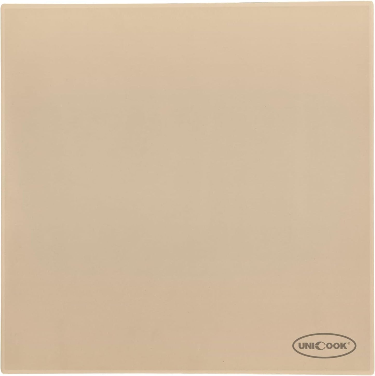 Unicook Extra Large Pizza Stone 18 Inch, Square Baking Stone for Oven and Grill, Heavy Duty Bread Pizza Pan, Thermal Shock Resistant Cooking Stoneware