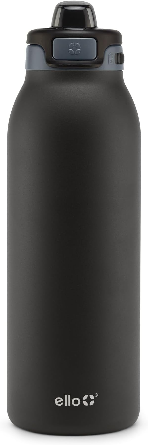 Ello Pop & Fill Stainless Steel Water Bottle with Quick Fill Technology, Double Walled Vacuum Insulated Metal, Leak Proof Locking Lid, Sip & Chug, BPA Free, Holiday Gift for Him Her, 22oz, 32oz, 40oz