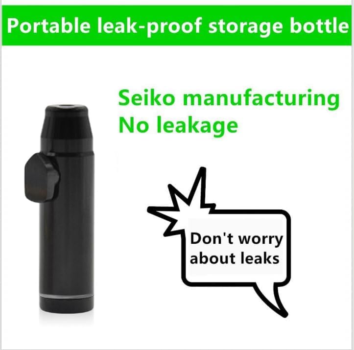 3 Pack Mini Pepper Shaker,Premium Metal Spice Dispenser and Sweetener Portable Travel Storage (Anodized Aluminum)