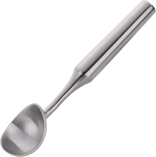 Homaisson Ice Cream Scooper Stainless Steel, Long-Handle Ice Cream Scoop, Ergonomic Design, Easy Release with Non-Stick Surface, Dishwasher Safe