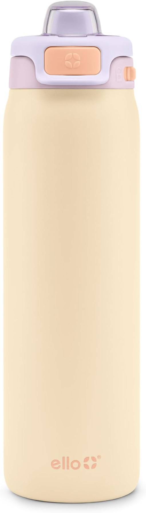 Ello Pop & Fill Stainless Steel Water Bottle with Quick Fill Technology, Double Walled Vacuum Insulated Metal, Leak Proof Locking Lid, Sip & Chug, BPA Free, Holiday Gift for Him Her, 22oz, 32oz, 40oz