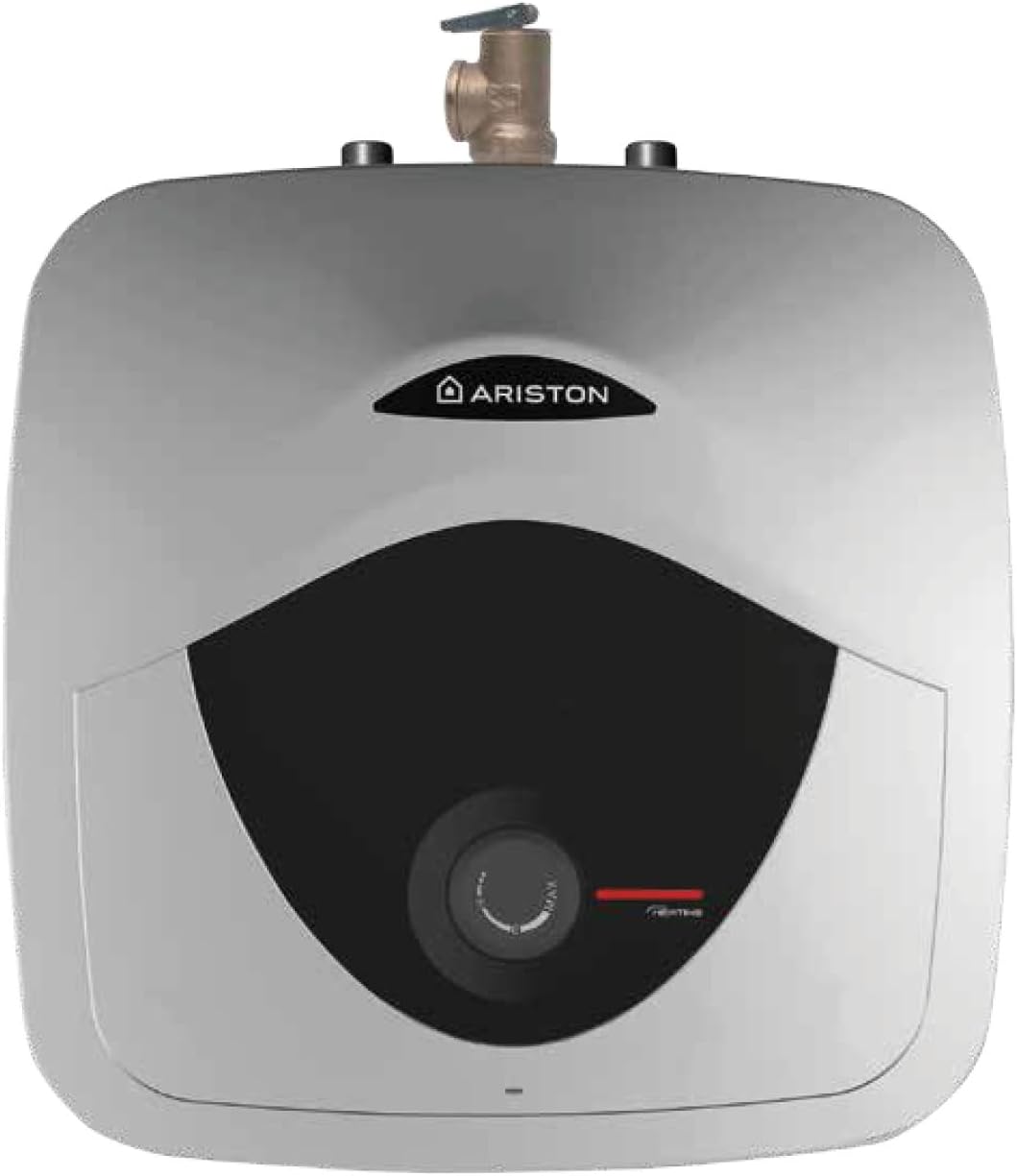 2.5 Gallon Capacity, 120-Volt – Ariston Andris Mini Tank Electric Water Heater – Heating Solution for Under Sink, RV, and Compact Spaces, Smart Boost for Versatile Heating, Simple Installation