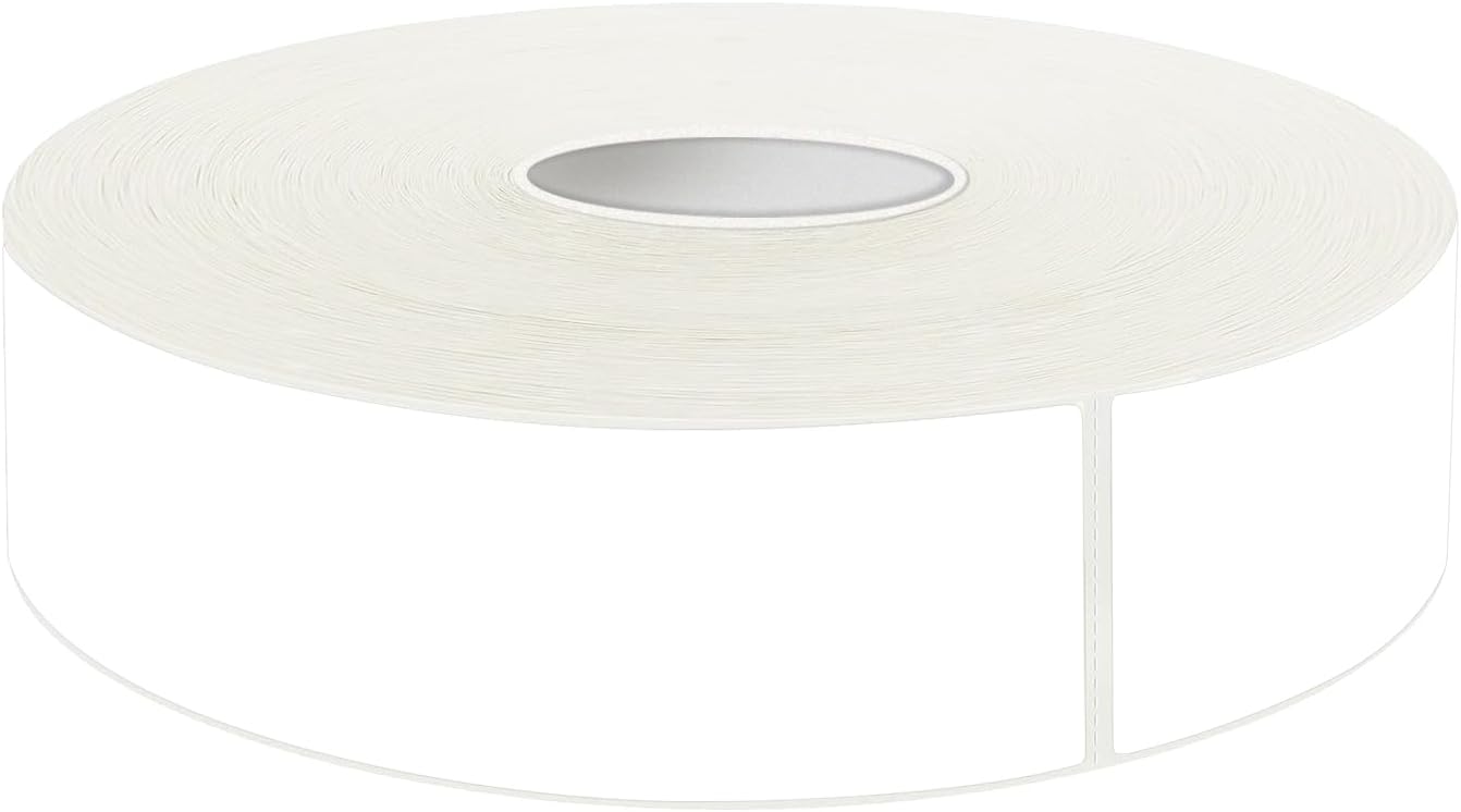 500 Blank Removable Freezer Labels Water Oil Resistant with Perforation Line for Food Containers Jars Pantry Organization (Ink Quick-Dry，1” x 3”)