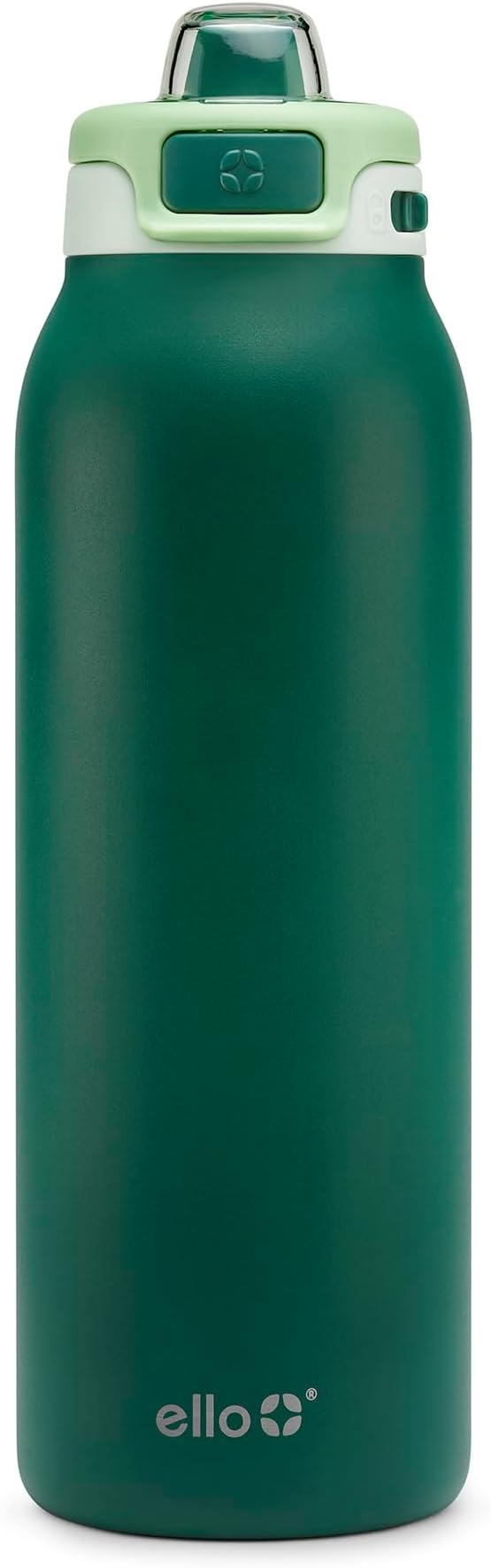 Ello Pop & Fill Stainless Steel Water Bottle with Quick Fill Technology, Double Walled Vacuum Insulated Metal, Leak Proof Locking Lid, Sip & Chug, BPA Free, Holiday Gift for Him Her, 22oz, 32oz, 40oz