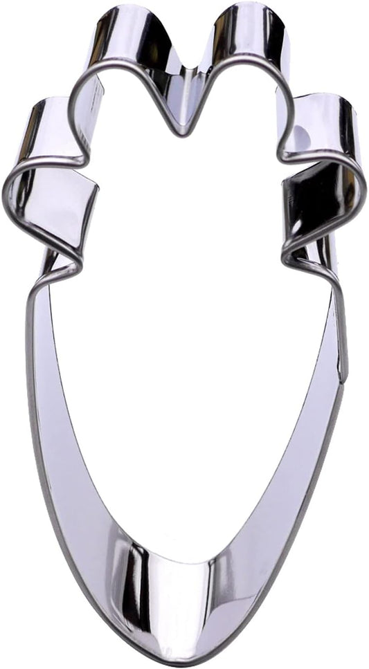 Carrot Cookie Cutter, Premium Food-Grade Stainless Steel, Dishwasher Safe