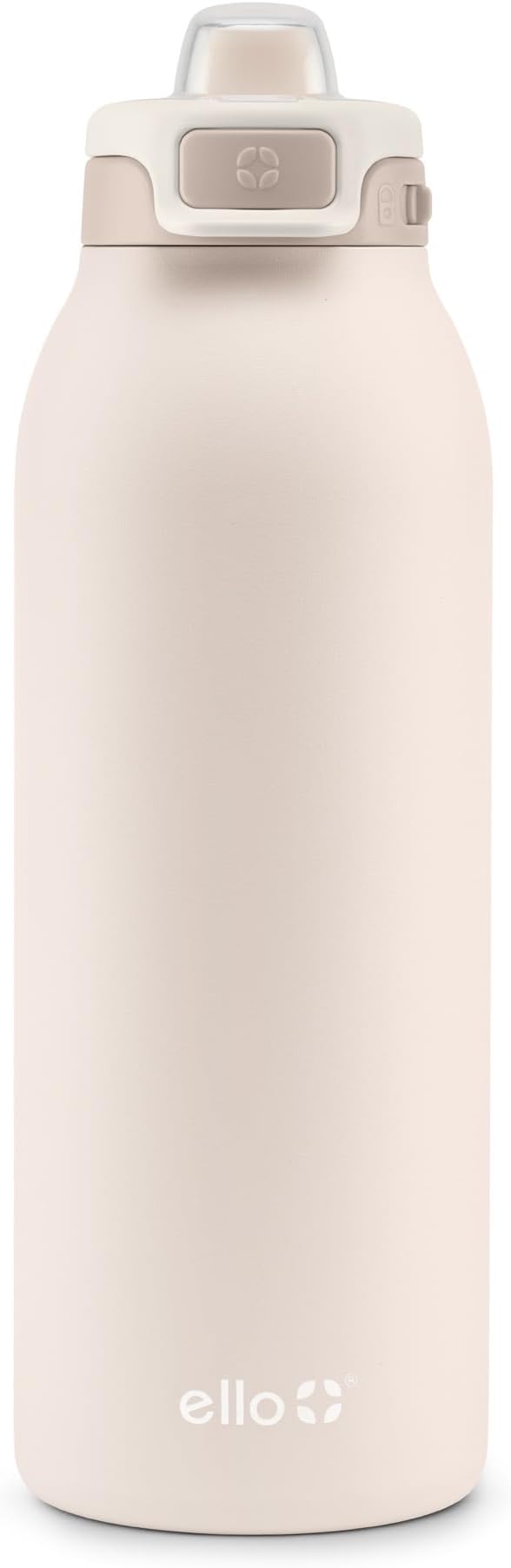 Ello Pop & Fill Stainless Steel Water Bottle with Quick Fill Technology, Double Walled Vacuum Insulated Metal, Leak Proof Locking Lid, Sip & Chug, BPA Free, Holiday Gift for Him Her, 22oz, 32oz, 40oz